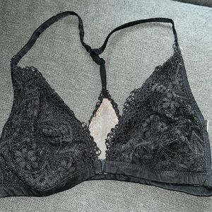 Black Lace Victoria's Secret Bralette-S